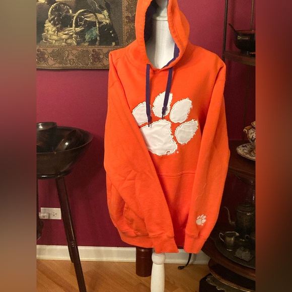 Clemson pullover sweatshirt with hood - Picture 2 of 3